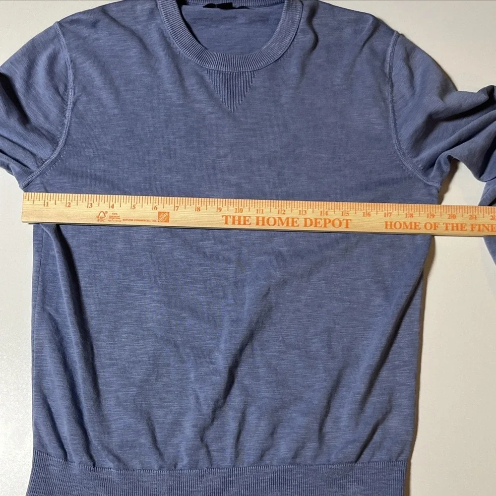 Banana‎ Republic Cotton Club Knit Sweater Size S Periwinkle Lightweight Crewneck
